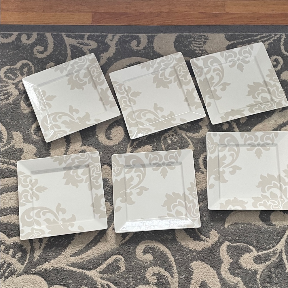 Martha Stewart Elegant Square Plates Martha Stewart vintage lisbon Set